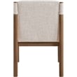 Meridian Furniture Eloura Beige Linen Textured Fabric Dining Chair (Set of 2)