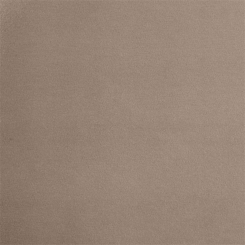Meridian Furniture Bocceli Taupe Velvet Upholstered Counter Stool