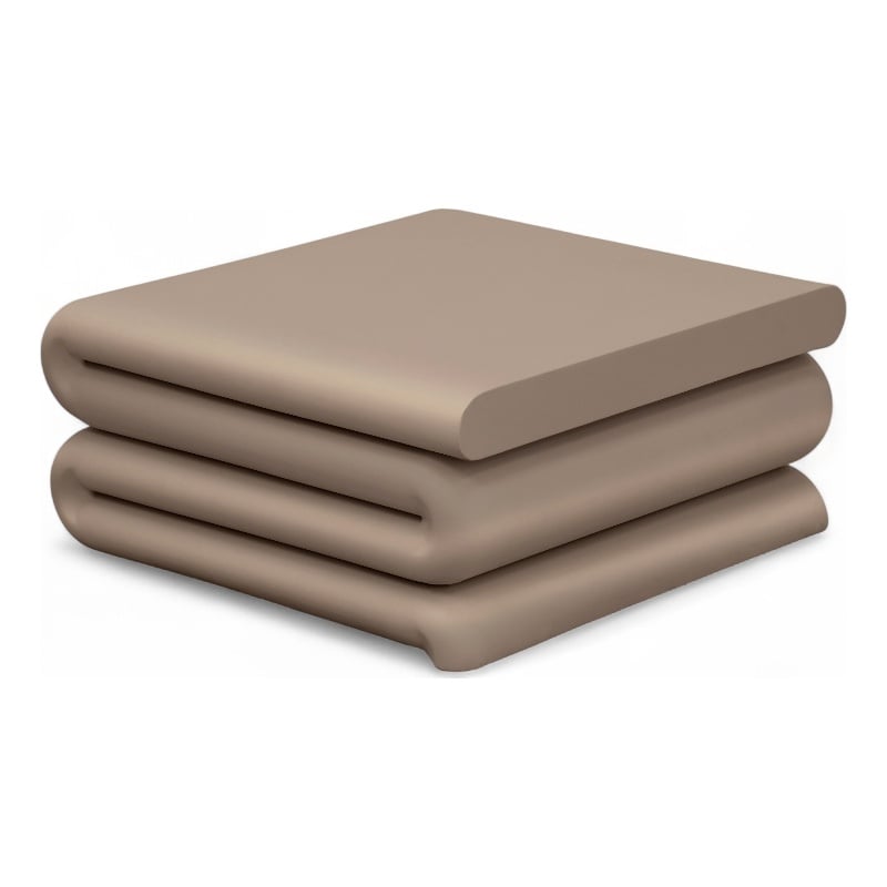 Meridian Furniture Roland Taupe Iron Coffee Table