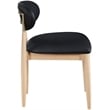 Meridian Furniture Riccio Black Vegan Leather Dining Side Chair (Set of 2)