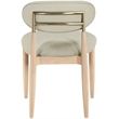 Meridian Furniture Riccio Taupe Vegan Leather Dining Side Chair (Set of 2)