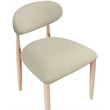 Meridian Furniture Riccio Taupe Vegan Leather Dining Side Chair (Set of 2)