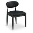 Meridian Furniture Riccio Black Vegan Leather Dining Side Chair (Set of 2)