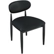 Meridian Furniture Riccio Black Vegan Leather Dining Side Chair (Set of 2)