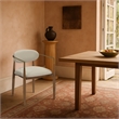 Meridian Furniture Riccio Beige Vegan Leather Dining Arm Chair (Set of 2)