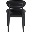 Meridian Furniture Riccio Black Vegan Leather Dining Side Chair (Set of 2)