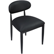 Meridian Furniture Riccio Black Vegan Leather Dining Side Chair (Set of 2)