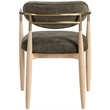 Meridian Furniture Riccio Brown Performance Fabric Dining Arm Chair (Set of 2)
