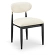 Meridian Furniture Riccio Cream Performance Fabric Dining Side Chair (Set of 2)
