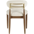 Meridian Furniture Riccio Cream Performance Fabric Dining Side Chair (Set of 2)