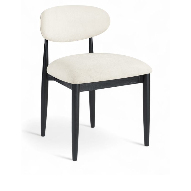 Meridian Furniture Riccio Beige Performance Fabric Dining Side Chair (Set of 2)