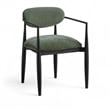 Meridian Furniture Riccio Olive Performance Fabric Dining Arm Chair (Set of 2)
