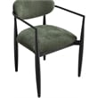 Meridian Furniture Riccio Olive Performance Fabric Dining Arm Chair (Set of 2)