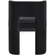 Meridian Furniture Zuno Black Velvet Performance Fabric Dining Chair (Set of 2)
