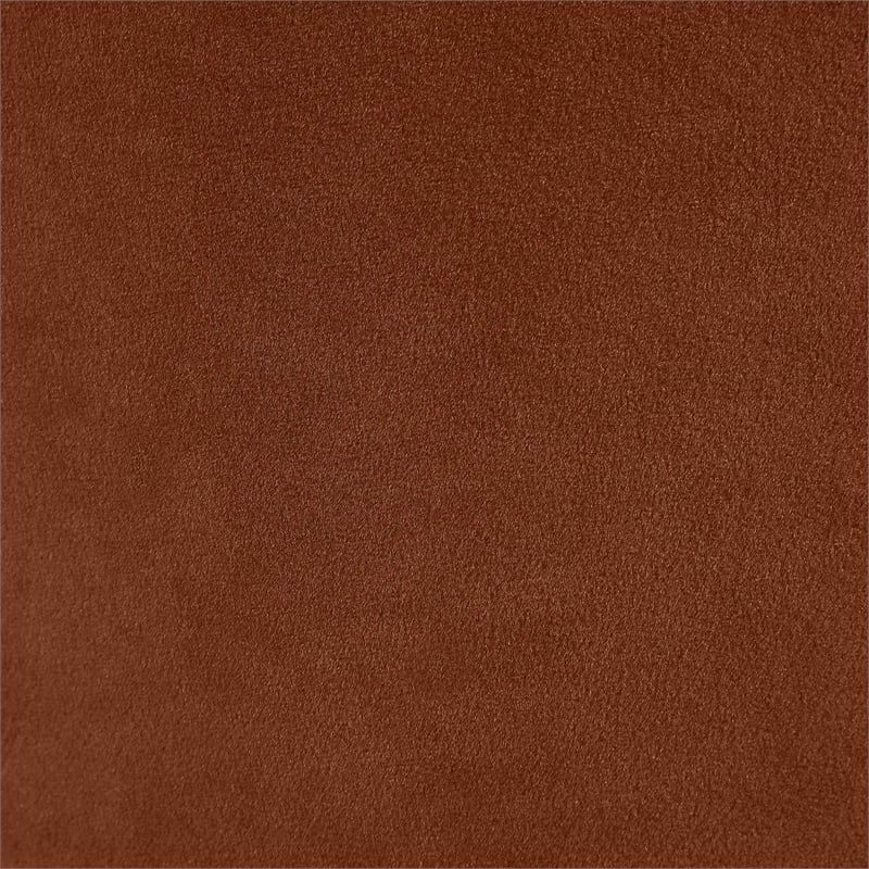 Meridian Furniture Zuno Cognac Velvet Performance Fabric Dining Chair (Set of 2)