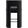 Meridian Furniture Zuno Black Velvet Performance Fabric Counter Stool (Set of 2)