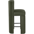 Meridian Furniture Zuno Green Velvet Performance Fabric Counter Stool (Set of 2)