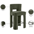 Meridian Furniture Zuno Green Velvet Performance Fabric Counter Stool (Set of 2)