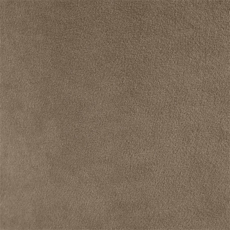 Meridian Furniture Zuno Taupe Velvet Performance Fabric Counter Stool (Set of 2)