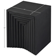 Meridian Furniture Centennial Black Iron End Table