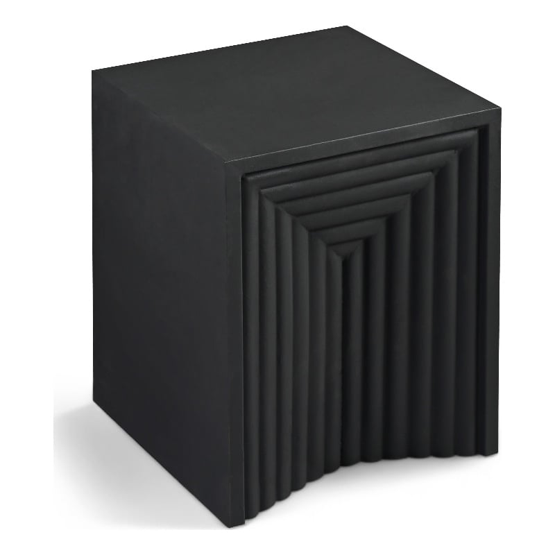 Meridian Furniture Centennial Black Iron End Table