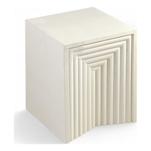 Meridian Furniture Centennial Cream Iron End Table