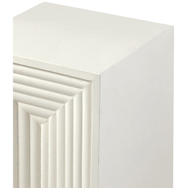 Meridian Furniture Centennial Cream Iron End Table