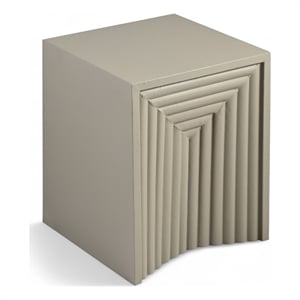 Meridian Furniture Centennial Taupe Iron End Table