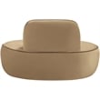 Meridian Furniture Swerve Beige Velvet Upholstered Chair