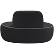 Meridian Furniture Swerve Black Velvet Upholstered Chair