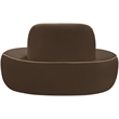 Meridian Furniture Swerve Brown Velvet Upholstered Chair