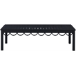 Meridian Furniture Portofino Black Aluminum Outdoor Patio Coffee Table