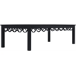 Meridian Furniture Portofino Black Aluminum Outdoor Patio Coffee Table