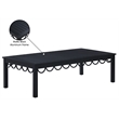 Meridian Furniture Portofino Black Aluminum Outdoor Patio Coffee Table