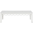 Meridian Furniture Portofino White Aluminum Outdoor Patio Coffee Table