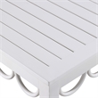 Meridian Furniture Portofino White Aluminum Outdoor Patio Coffee Table