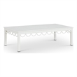 Meridian Furniture Portofino White Aluminum Outdoor Patio Coffee Table