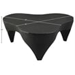 Meridian Furniture Bourges Black Aluminum Coffee Table
