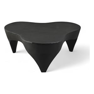 Meridian Furniture Bourges Black Aluminum Coffee Table