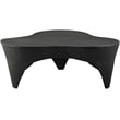 Meridian Furniture Bourges Black Aluminum Coffee Table