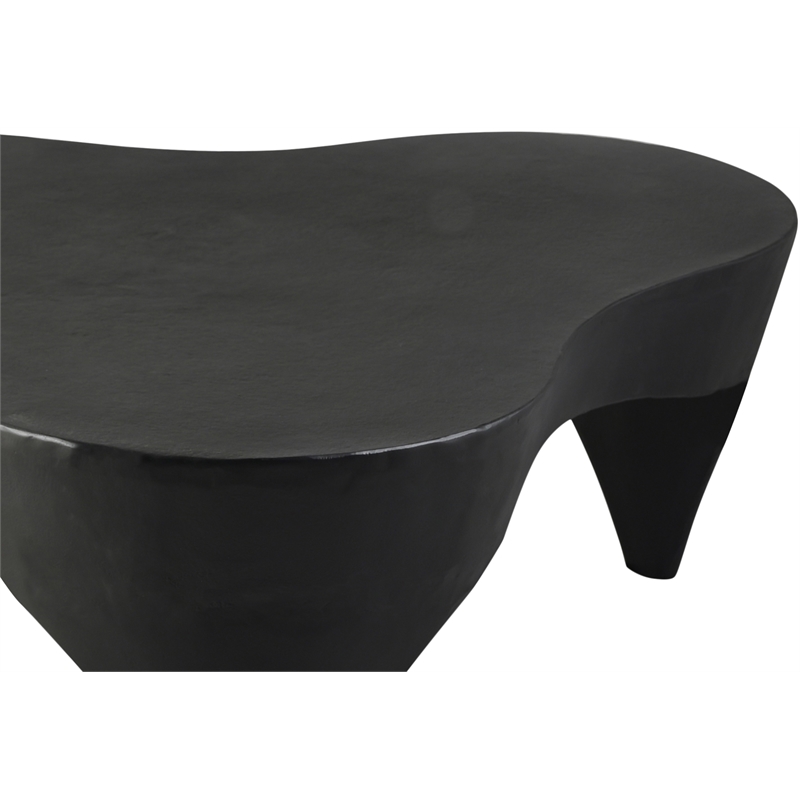 Meridian Furniture Bourges Black Aluminum Coffee Table