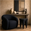 Meridian Furniture Bourges Black Aluminum End Table