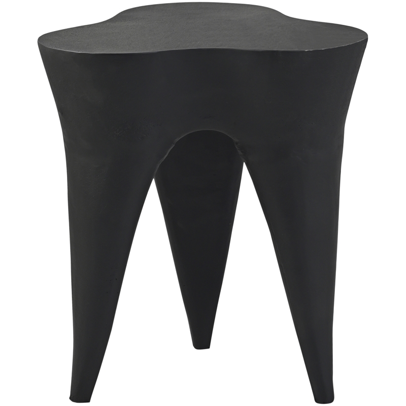 Meridian Furniture Bourges Black Aluminum End Table
