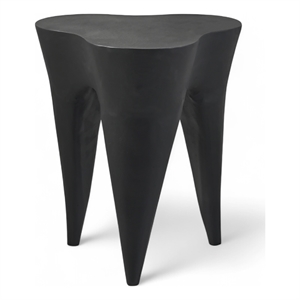 Meridian Furniture Bourges Black Aluminum End Table