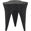 Meridian Furniture Bourges Black Aluminum End Table
