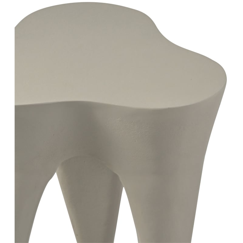 Meridian Furniture Bourges Taupe Aluminum End Table