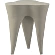 Meridian Furniture Bourges Taupe Aluminum End Table
