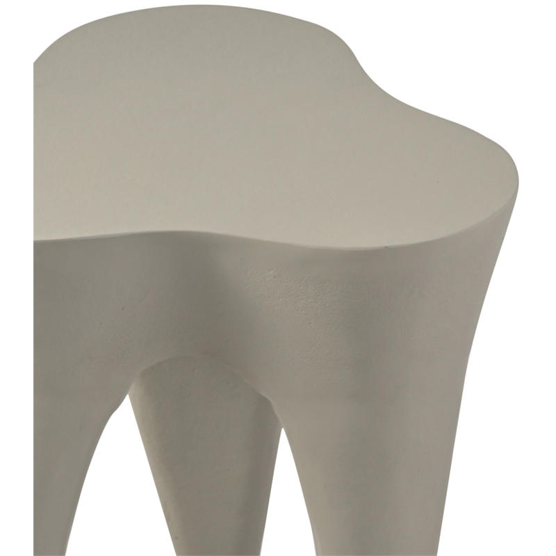 Meridian Furniture Bourges Taupe Aluminum End Table