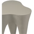 Meridian Furniture Bourges Taupe Aluminum End Table