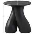 Meridian Furniture Talence Black Aluminum End Table
